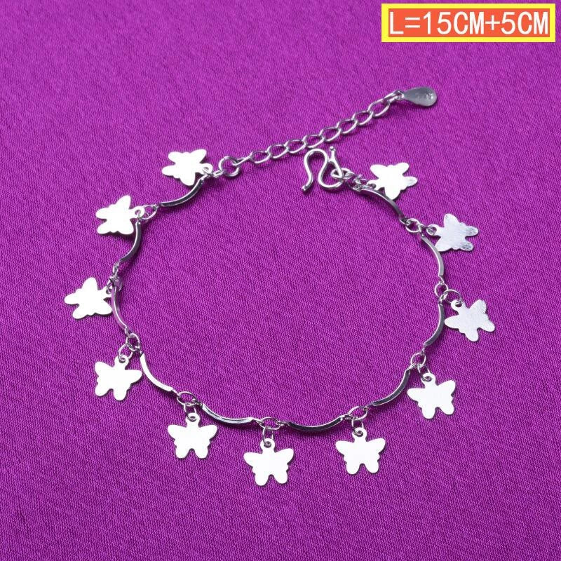 Pulsera SilverCharm - Plata 925 con Mariposa Encantada