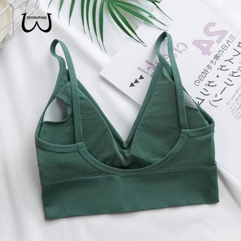 Top Yoga Sexy V-Neck | Conforto, Sustentação e Estilo