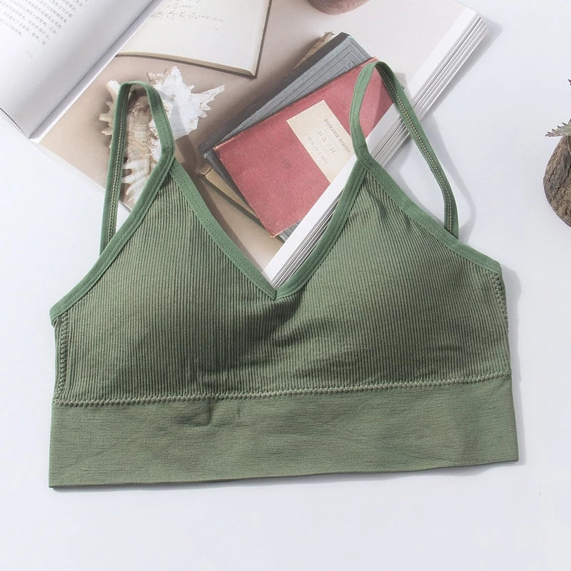 Top Yoga Sexy V-Neck | Conforto, Sustentação e Estilo