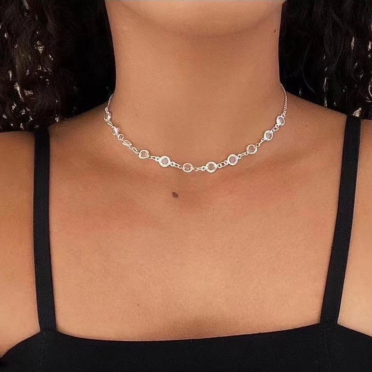 Choker Elegance - Colar Feminino Banhado a Prata 925