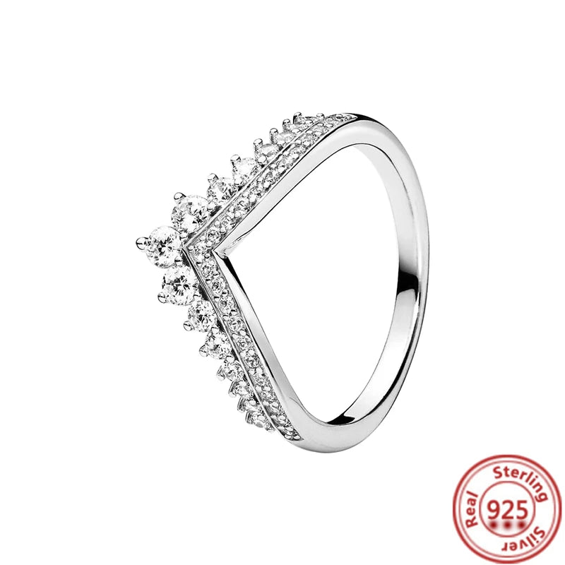 QueenShine™ - Anel em Prata 925 com Zircônia Brilhante