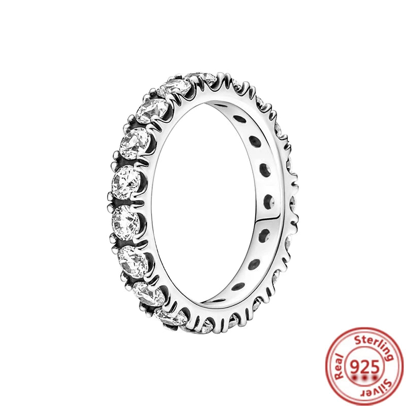 QueenShine™ - Anel em Prata 925 com Zircônia Brilhante