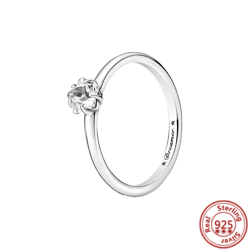 QueenShine™ - Anel em Prata 925 com Zircônia Brilhante