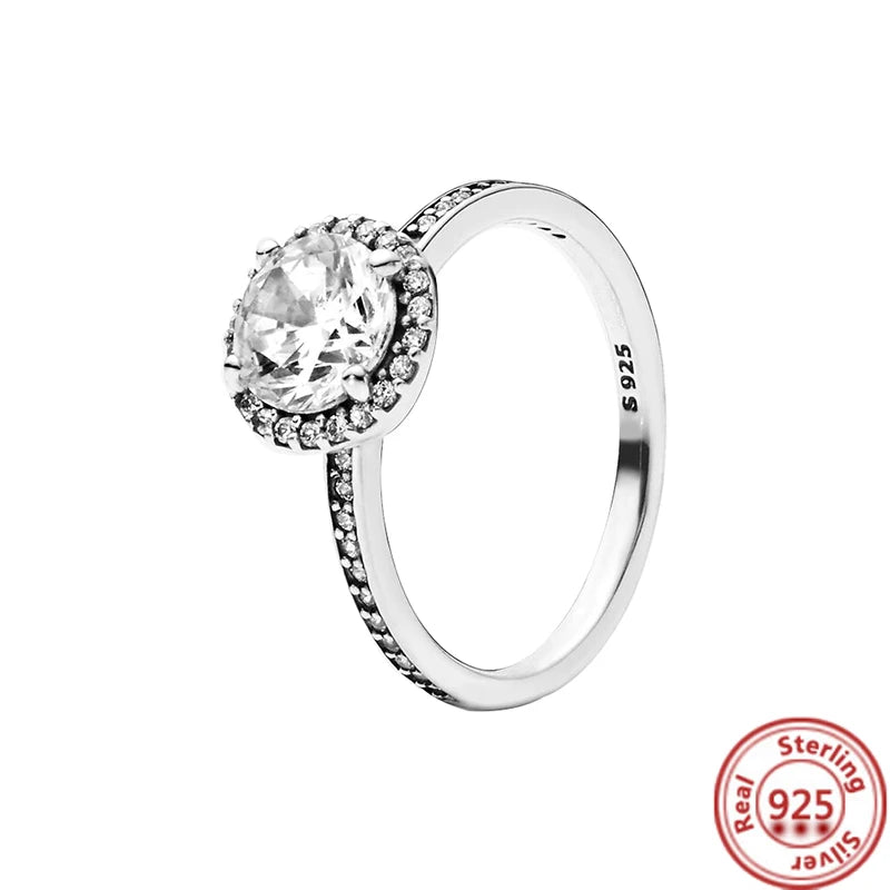 QueenShine™ - Anel em Prata 925 com Zircônia Brilhante