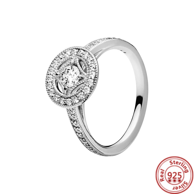 QueenShine™ - Anel em Prata 925 com Zircônia Brilhante
