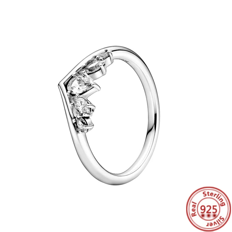 QueenShine™ - Anel em Prata 925 com Zircônia Brilhante