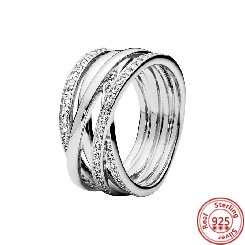 QueenShine™ - Anel em Prata 925 com Zircônia Brilhante