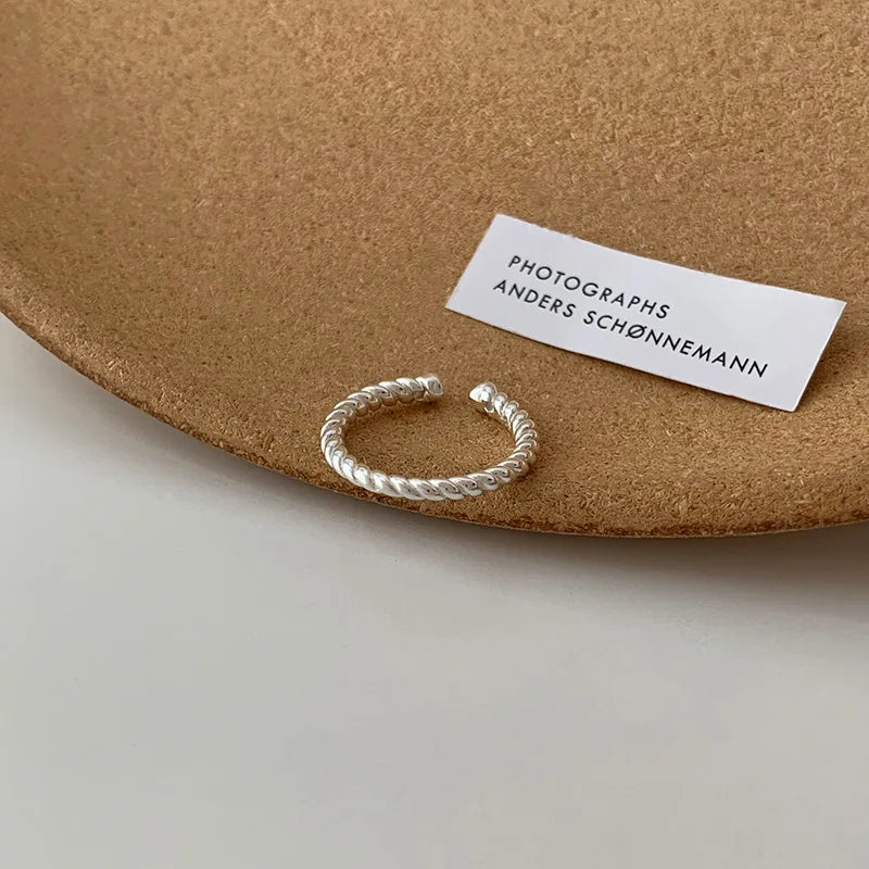 Elegance925™ - Anel de Prata Esterlina Ajustável