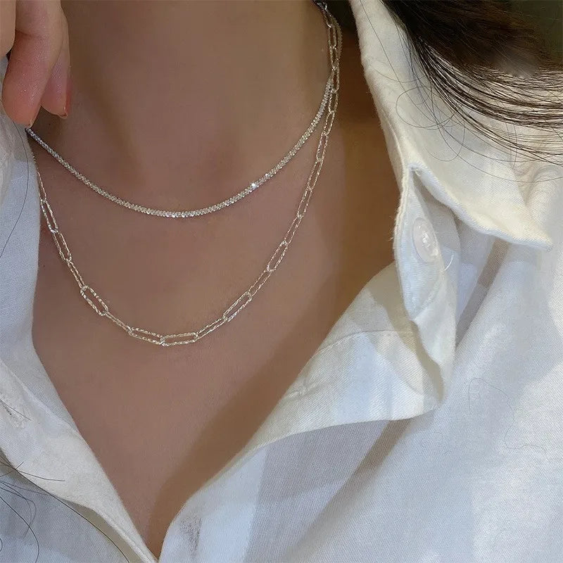 ShineChoker™ - Gargantilha Cintilante em Prata