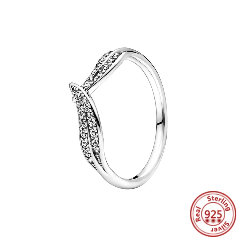 QueenShine™ - Anel em Prata 925 com Zircônia Brilhante