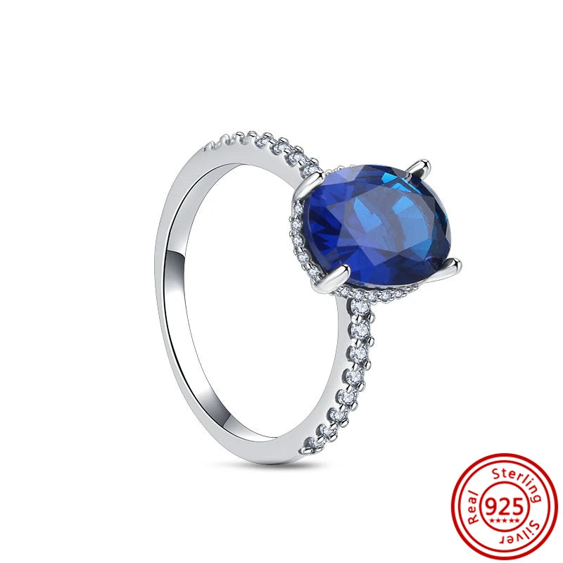 QueenShine™ - Anel em Prata 925 com Zircônia Brilhante