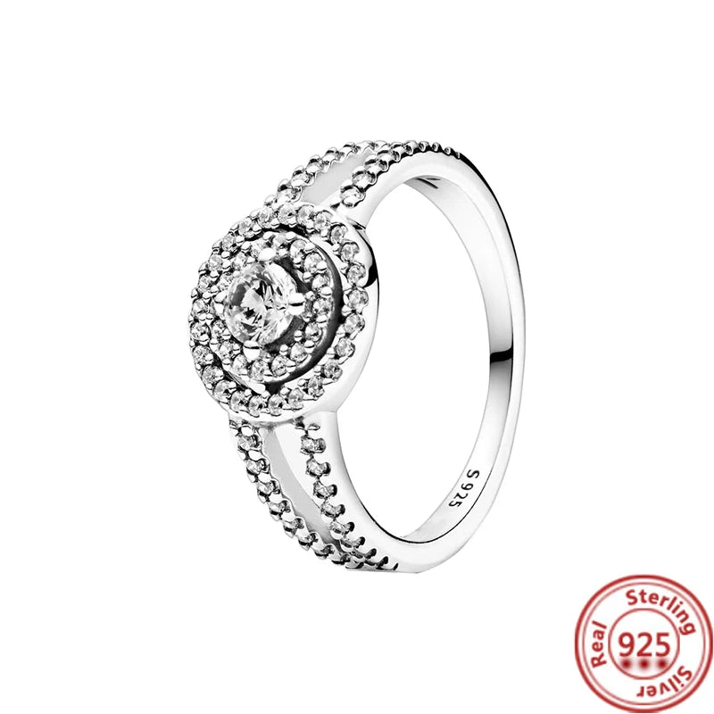 QueenShine™ - Anel em Prata 925 com Zircônia Brilhante