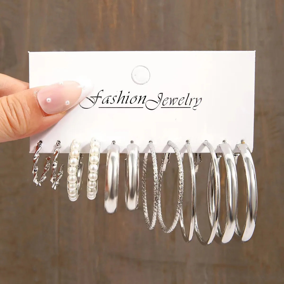 VintagePearl™ - Conjunto de Brincos de Pérola e Argola