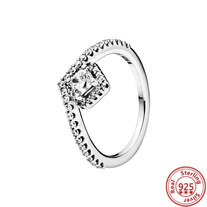 QueenShine™ - Anel em Prata 925 com Zircônia Brilhante