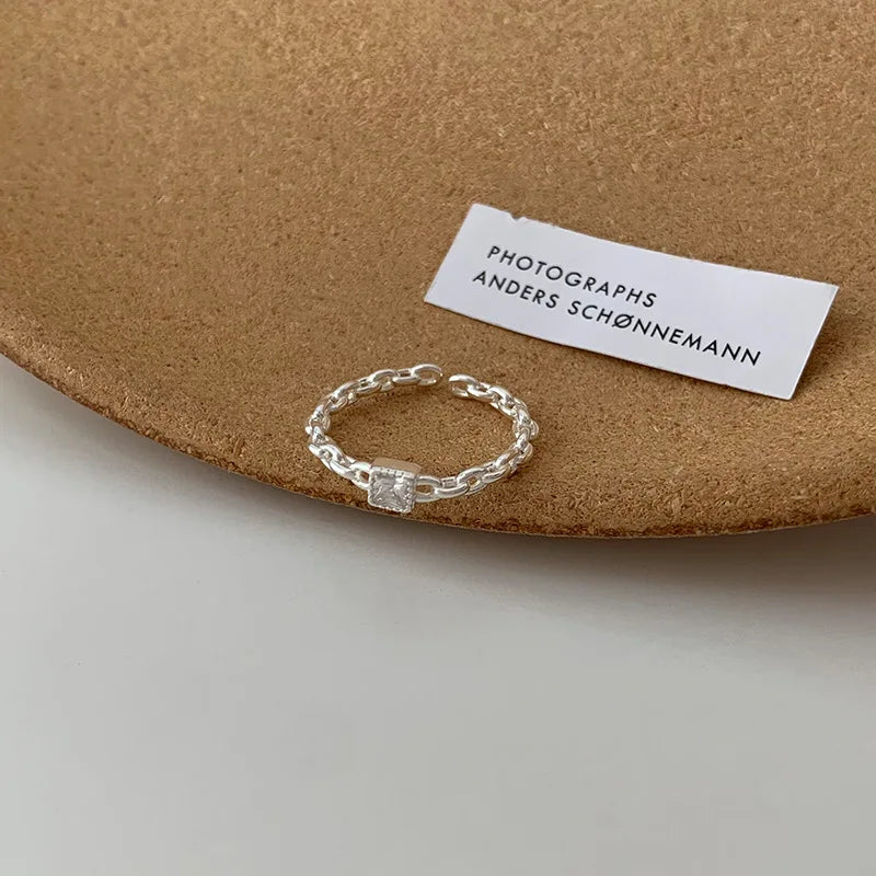 Elegance925™ - Anel de Prata Esterlina Ajustável