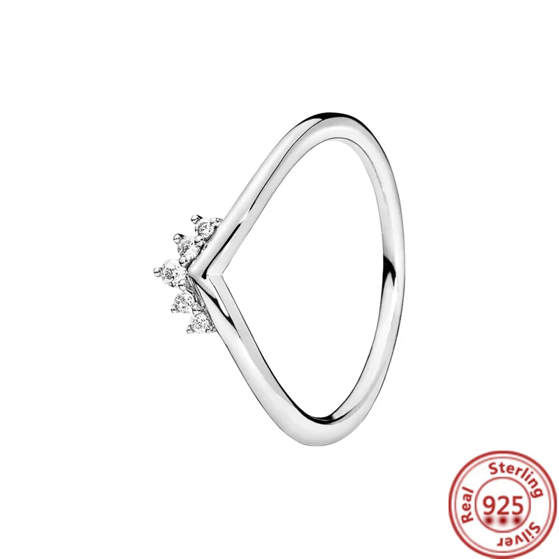 QueenShine™ - Anel em Prata 925 com Zircônia Brilhante