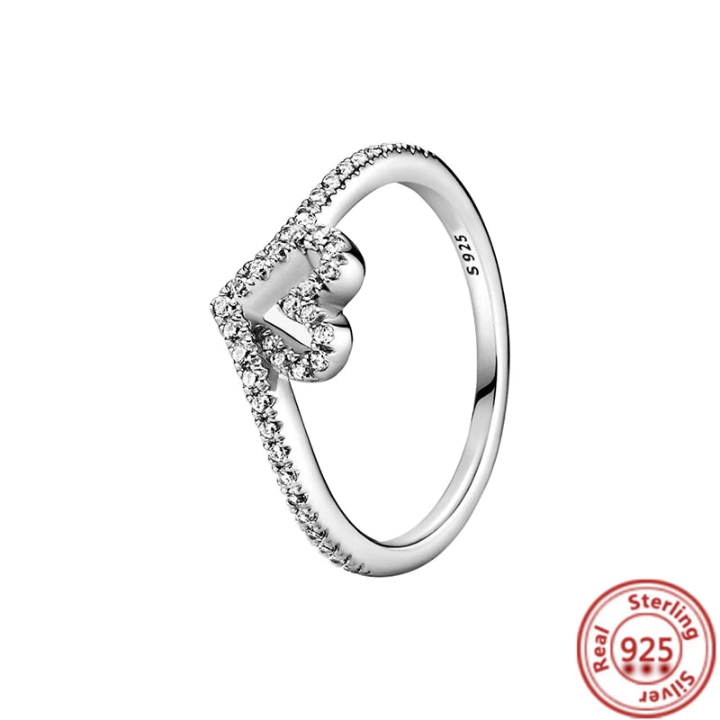 QueenShine™ - Anel em Prata 925 com Zircônia Brilhante