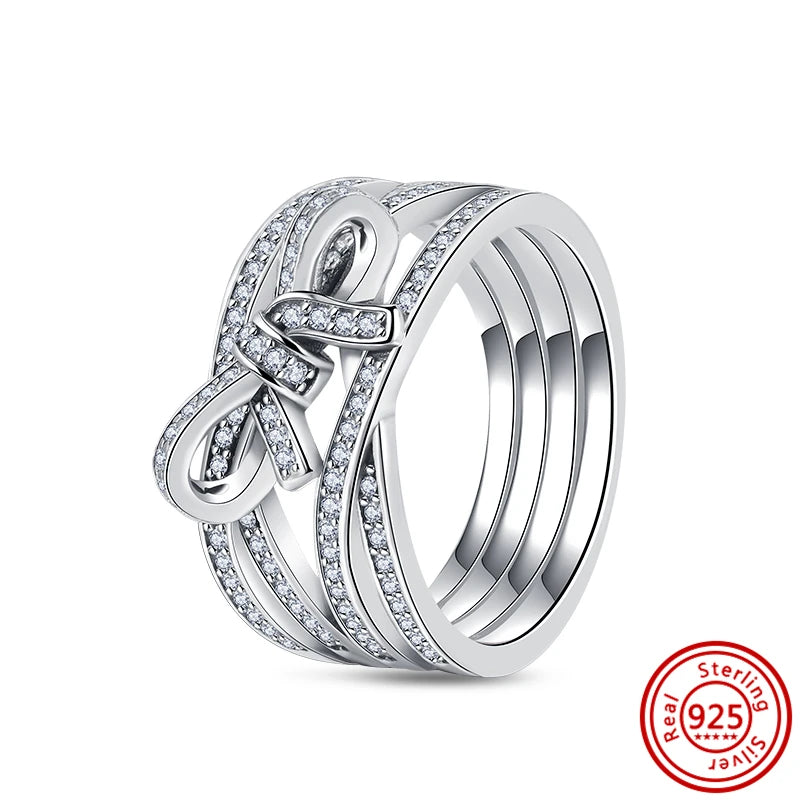 QueenShine™ - Anel em Prata 925 com Zircônia Brilhante