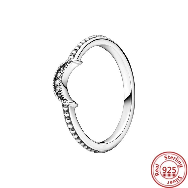 QueenShine™ - Anel em Prata 925 com Zircônia Brilhante