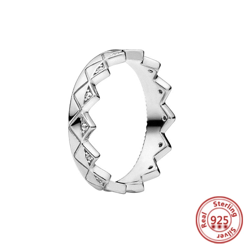 QueenShine™ - Anel em Prata 925 com Zircônia Brilhante
