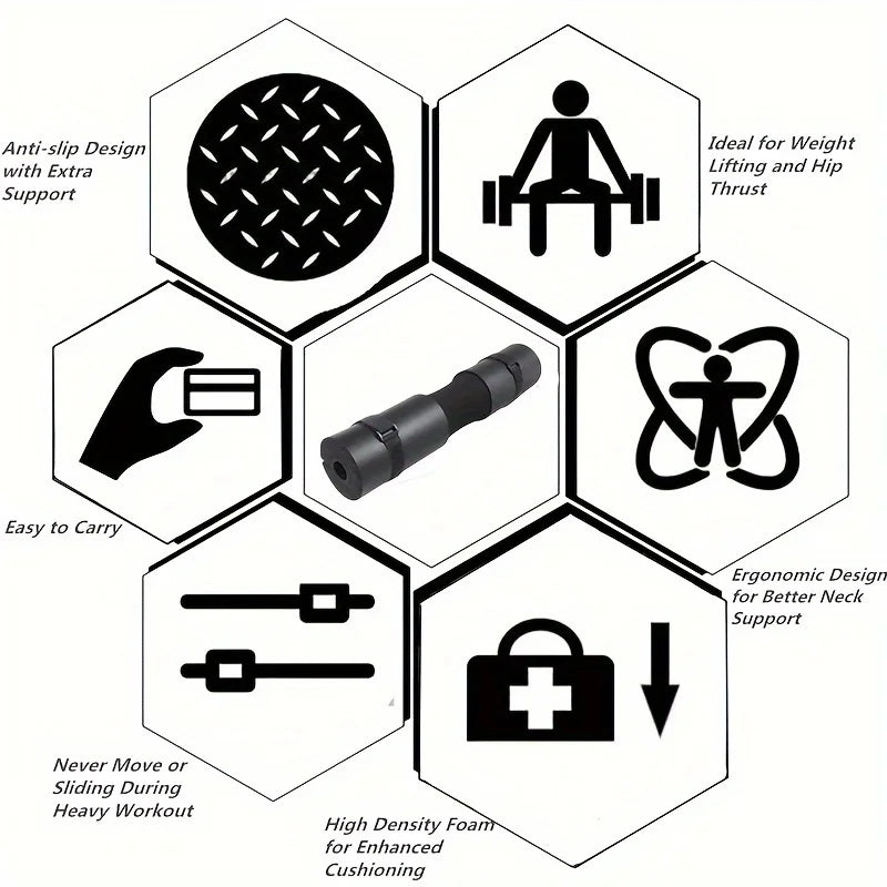 BarbellGuard™ - Protective Pad for Squats and Weightlifting