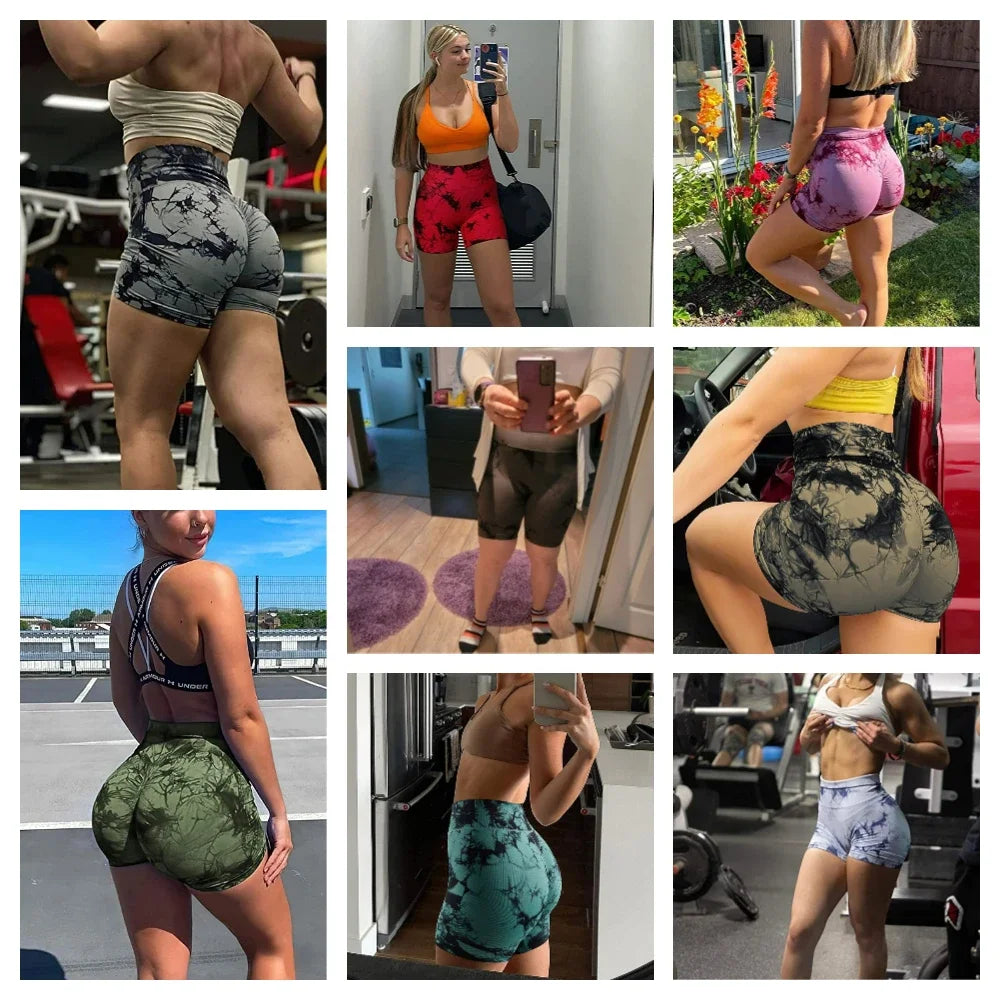 FlexFit™ - Shorts Seamless de Cintura Alta para Treino