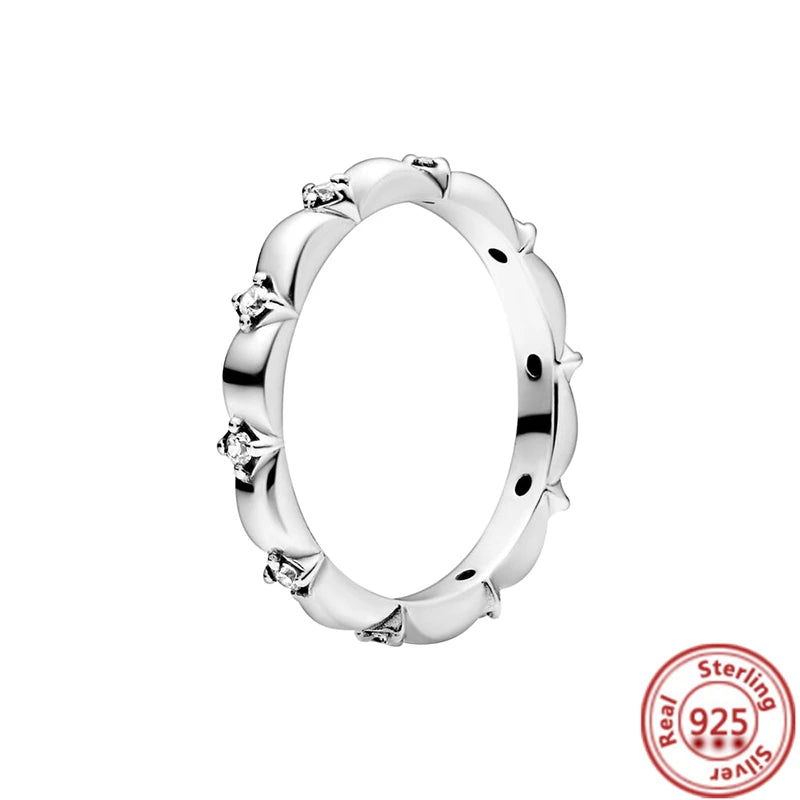 QueenShine™ - Anel em Prata 925 com Zircônia Brilhante