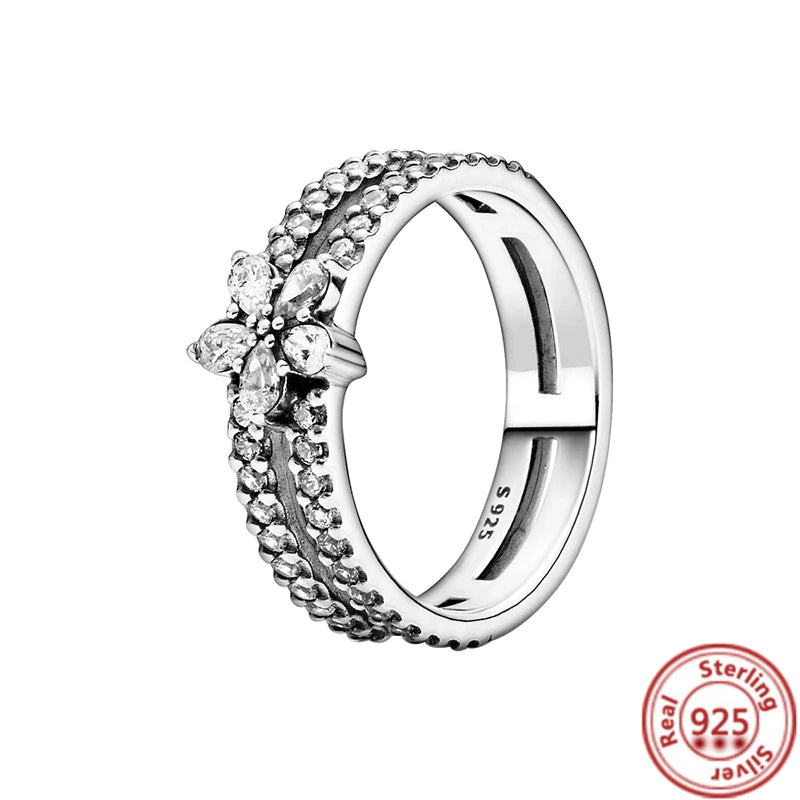 QueenShine™ - Anel em Prata 925 com Zircônia Brilhante