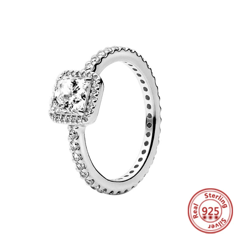 QueenShine™ - Anel em Prata 925 com Zircônia Brilhante