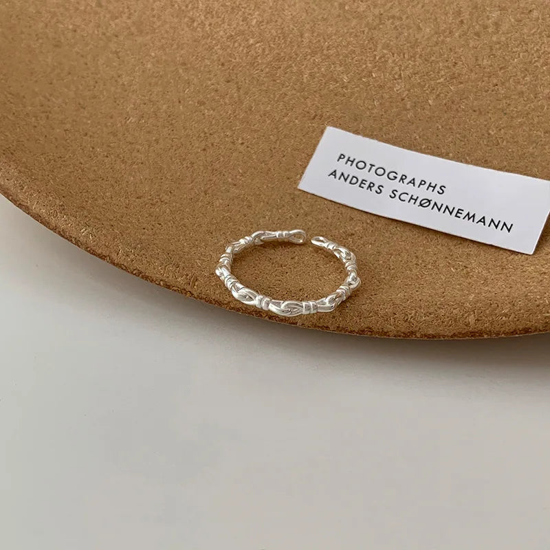 Elegance925™ - Anel de Prata Esterlina Ajustável