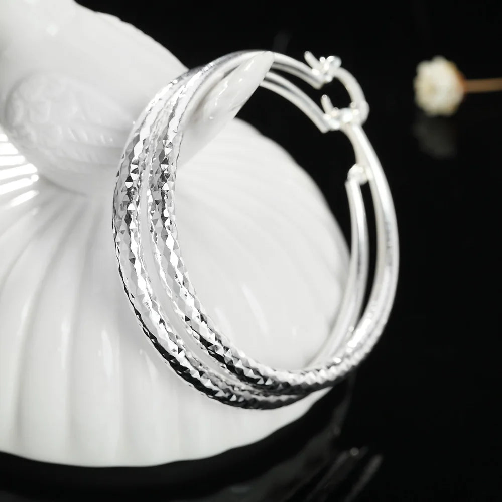 GlowHoops™ - Brincos de Argola em Prata 925