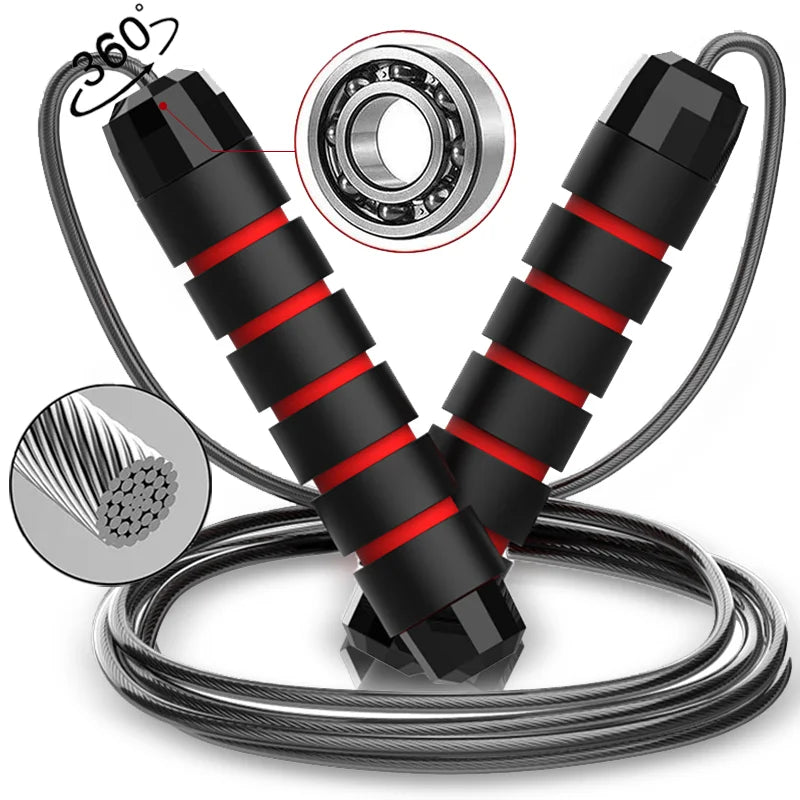 SpeedJump™ - Cuerda de saltar profesional con rodamientos