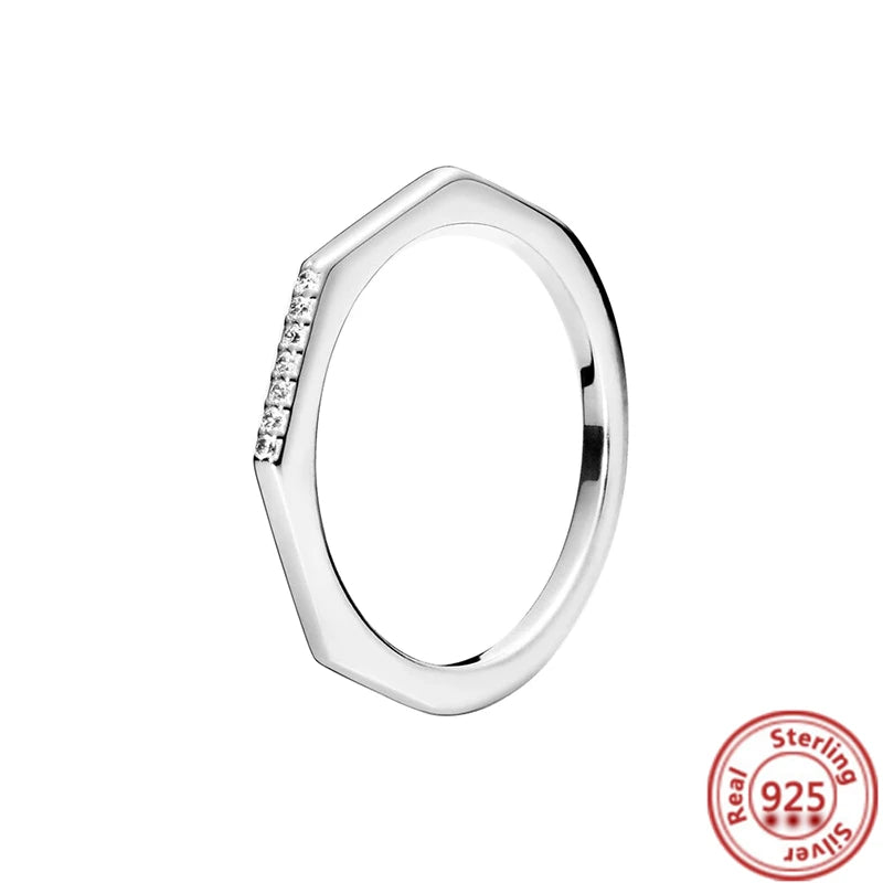 QueenShine™ - Anel em Prata 925 com Zircônia Brilhante