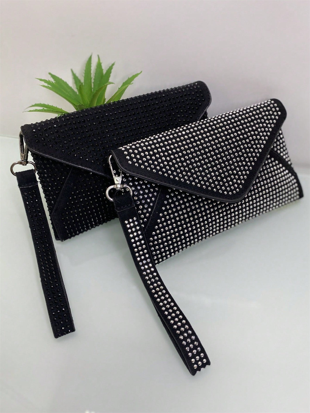 Baila Morena Bolsa Carteira Envelope com Brilho e Strass - Luna Fashion Style -