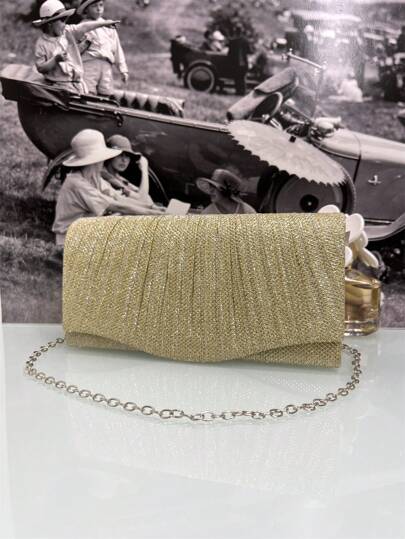 Baila Morena | Clutch de Festa com Glitter e Alça de Corrente - Luna Fashion Style -