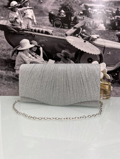 Baila Morena | Clutch de Festa com Glitter e Alça de Corrente - Luna Fashion Style -