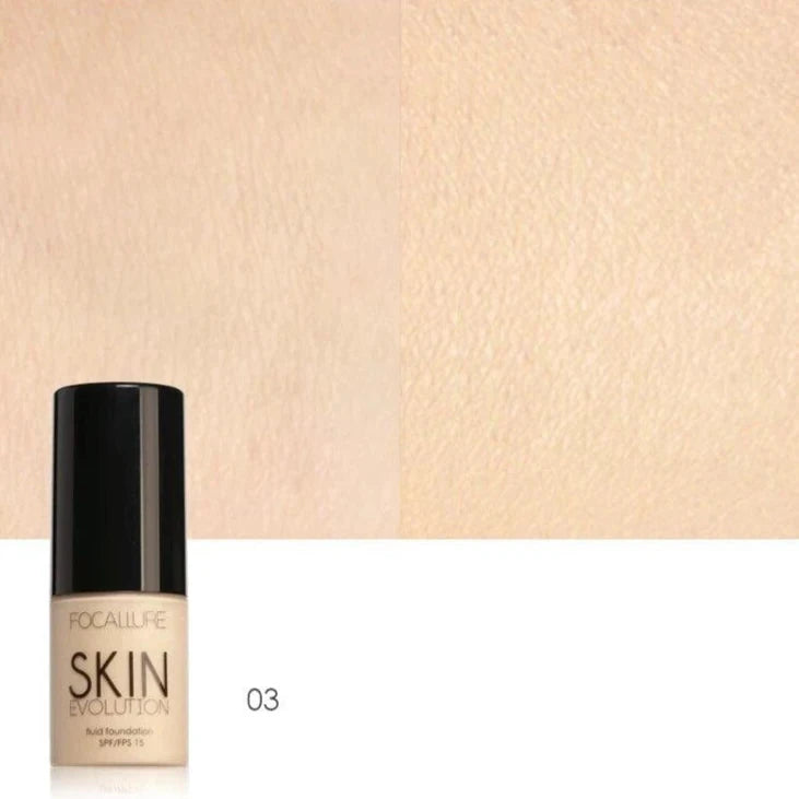 Base Natural FOCALLURE | Corretor a prova d’água - Luna Fashion Style -