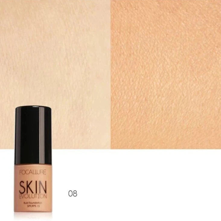 Base Natural FOCALLURE | Corretor a prova d’água - Luna Fashion Style -