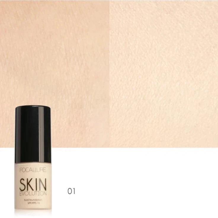 Base Natural FOCALLURE | Corretor a prova d’água - Luna Fashion Style -