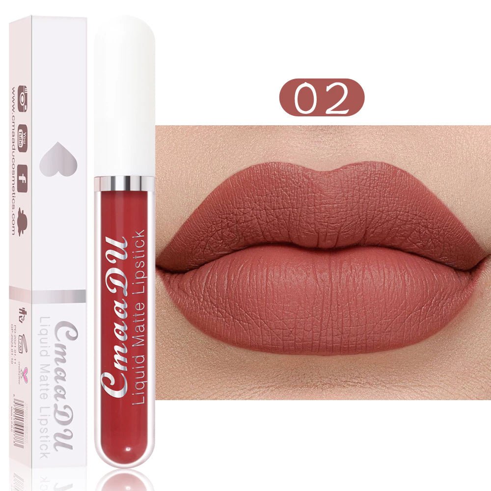 Batom Matte à Prova d'Água | 18 Cores Luxuosas - Luna Fashion Style -