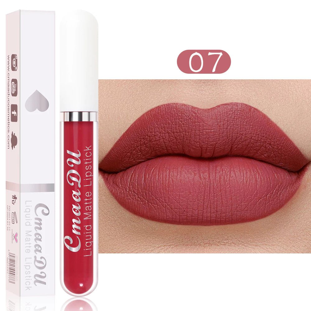 Batom Matte à Prova d'Água | 18 Cores Luxuosas - Luna Fashion Style -