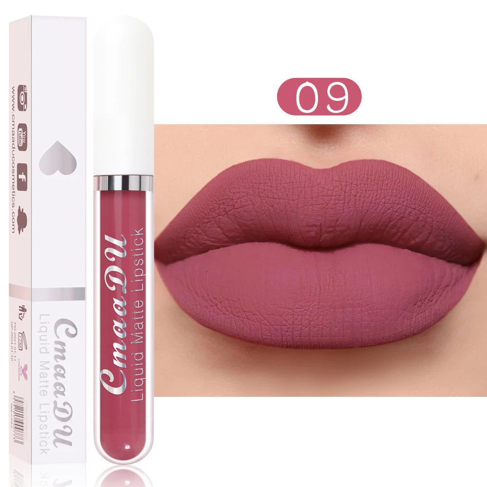 Batom Matte à Prova d'Água | 18 Cores Luxuosas - Luna Fashion Style -
