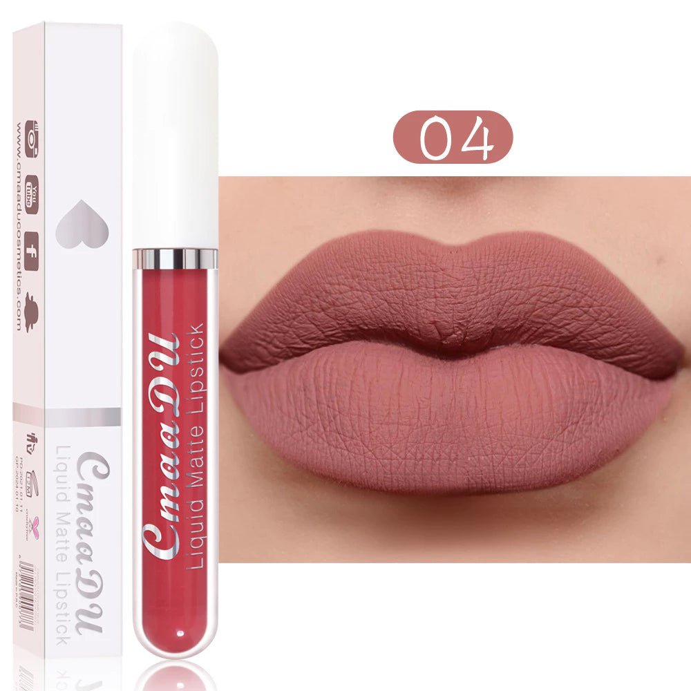 Batom Matte à Prova d'Água | 18 Cores Luxuosas - Luna Fashion Style -