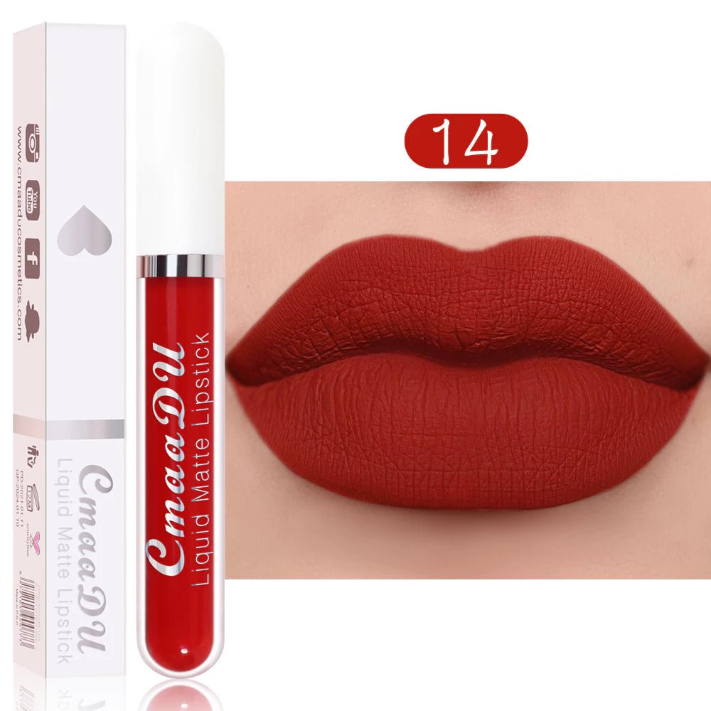Batom Matte à Prova d'Água | 18 Cores Luxuosas - Luna Fashion Style -