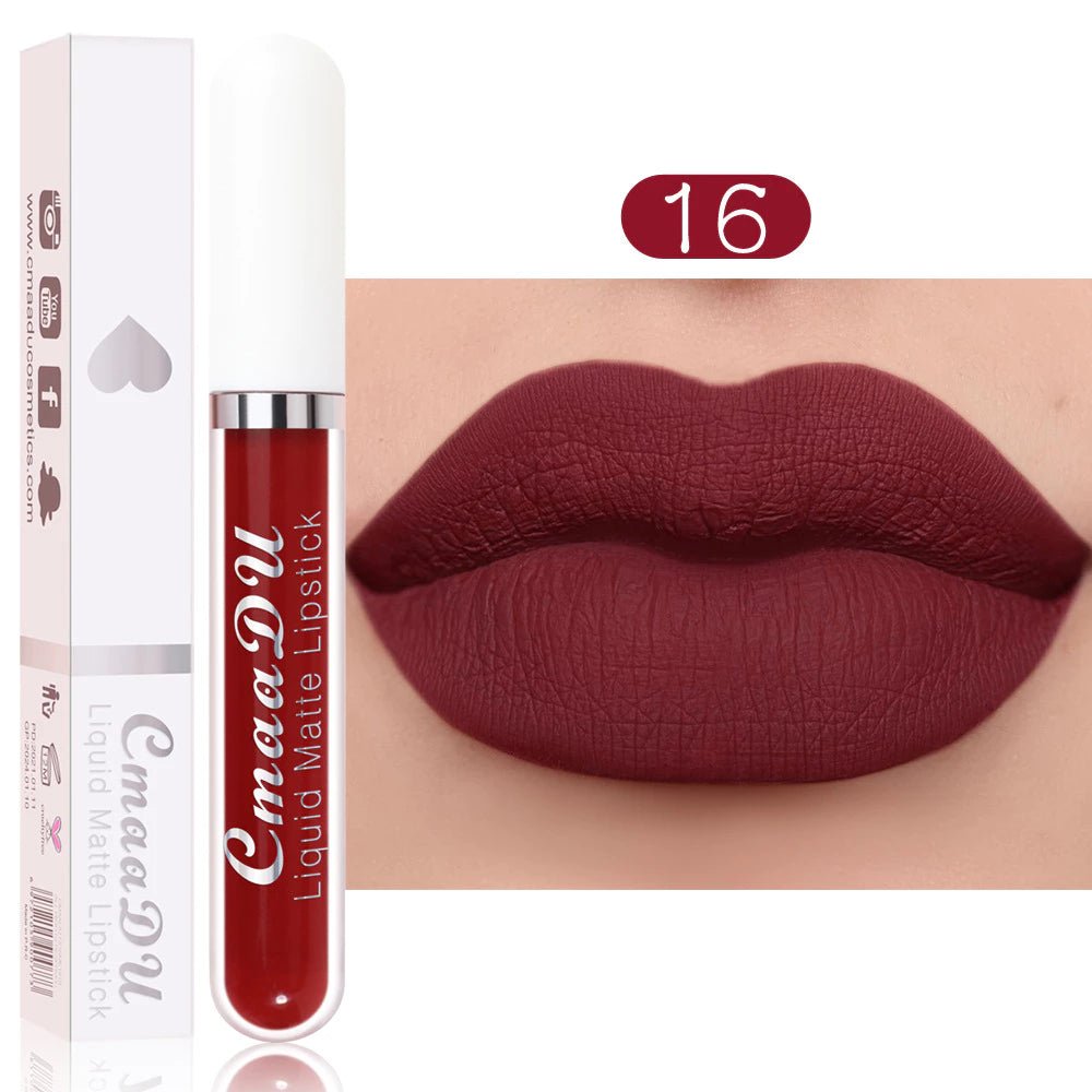 Batom Matte à Prova d'Água | 18 Cores Luxuosas - Luna Fashion Style -