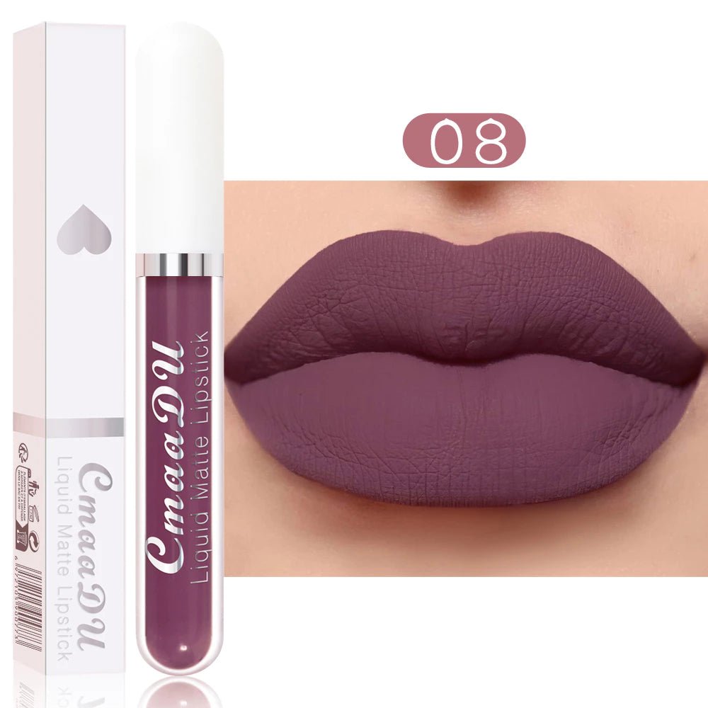 Batom Matte à Prova d'Água | 18 Cores Luxuosas - Luna Fashion Style -