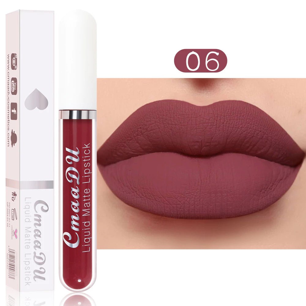 Batom Matte à Prova d'Água | 18 Cores Luxuosas - Luna Fashion Style -