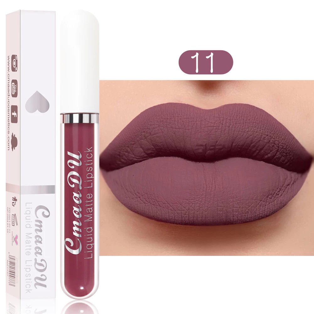 Batom Matte à Prova d'Água | 18 Cores Luxuosas - Luna Fashion Style -