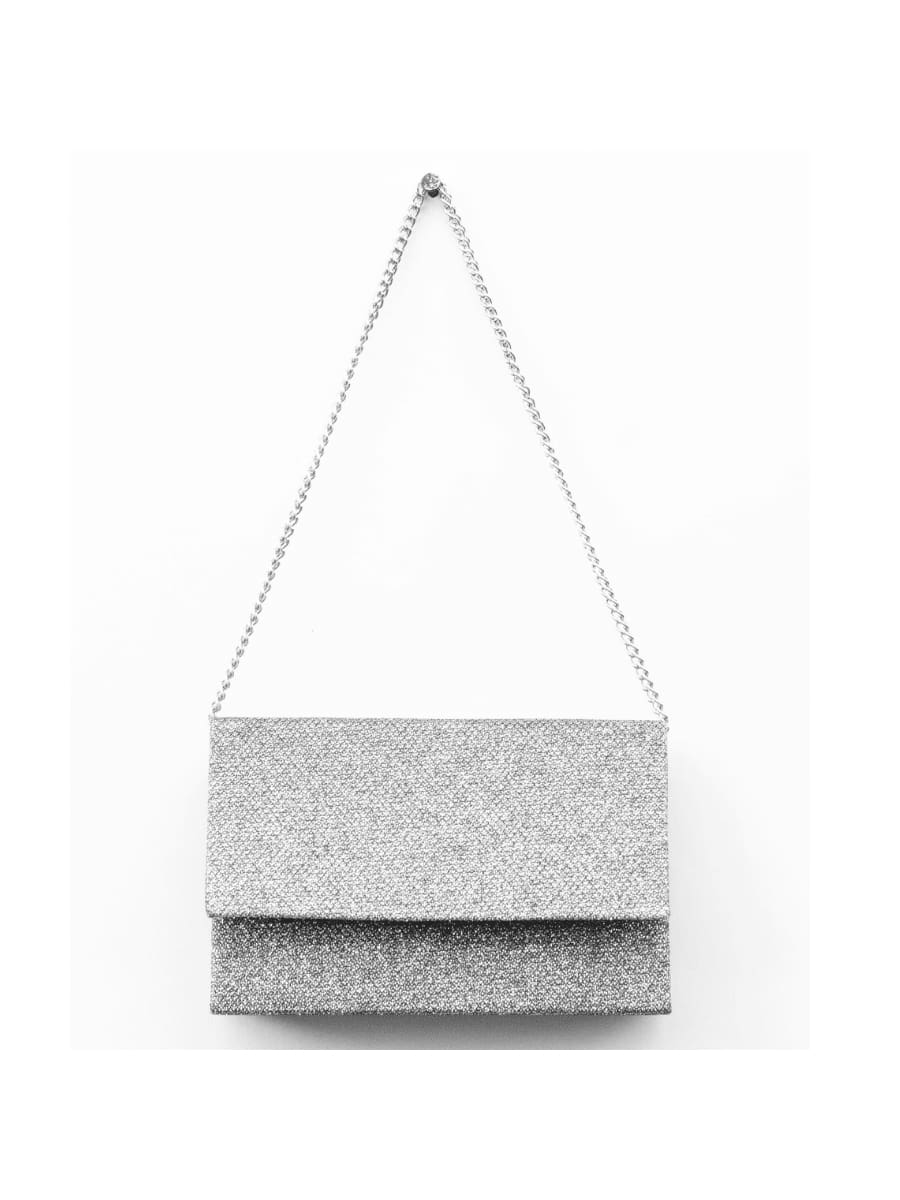 Bolsa Carteira Brilhante Prata - Luna Fashion Style -