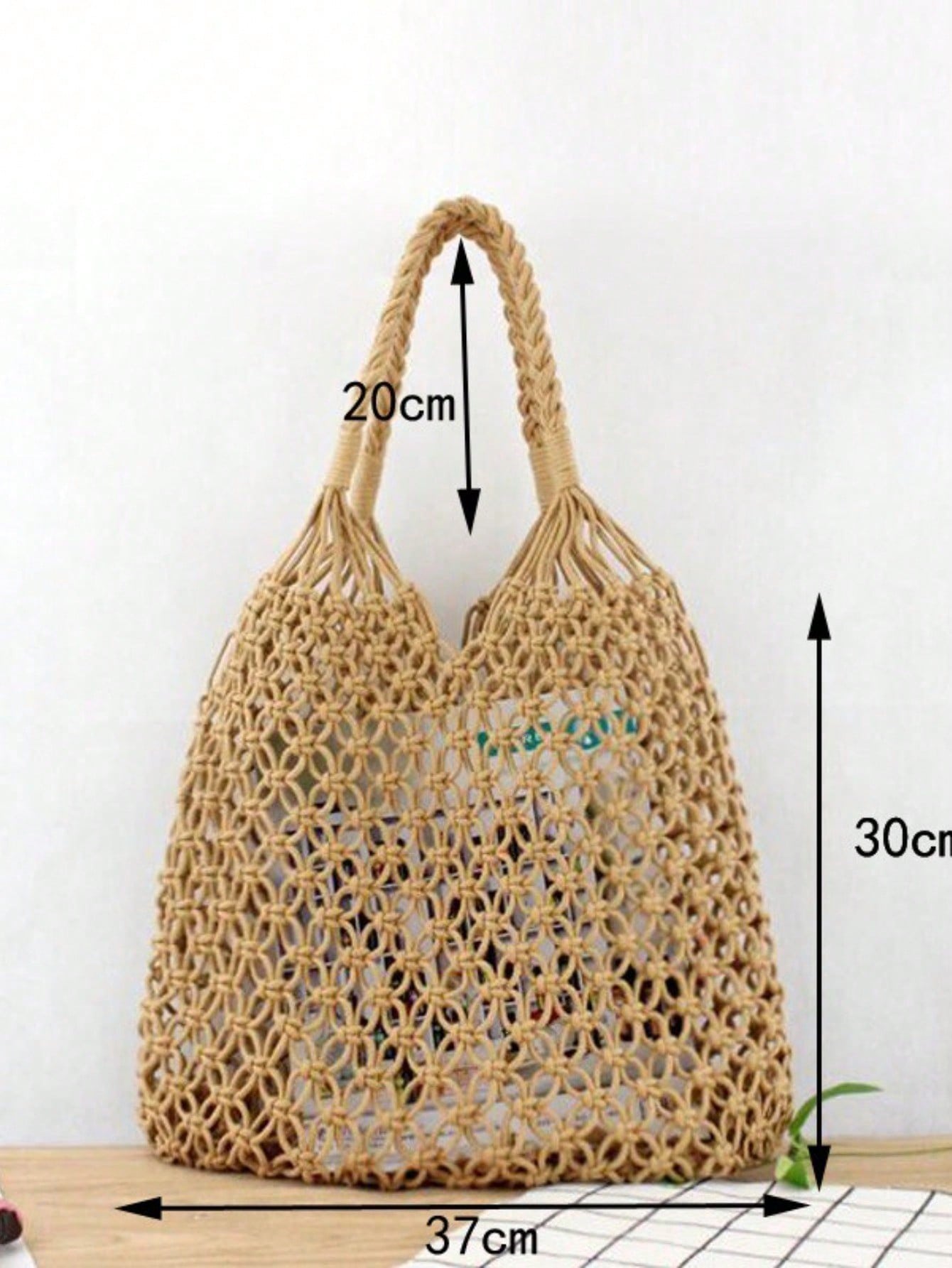 Bolsa de Crochê Rede de Pesca Portátil - Luna Fashion Style -